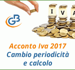 Acconto Iva: cambio periodicità e calcolo