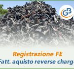 Registrazione FE: fattura acquisto reverse charge
