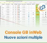 Console GB inWeb: nuove azioni multiple